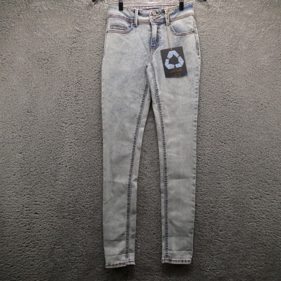 Indigo Rein Women's Sz 3 / 25 Mid Rise Ankle Denim Jeans Stonewashed - Picture 1 of 12